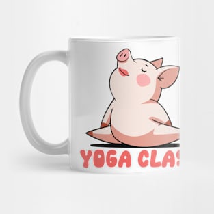 Zen Piggy - Yoga Class Mug